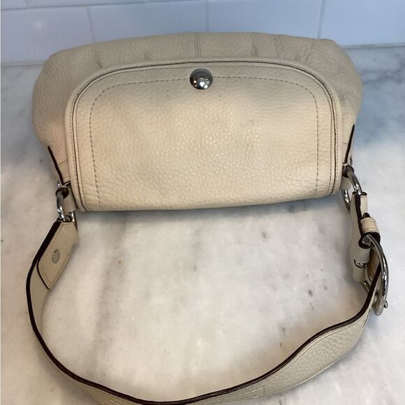 Coach Soho Pebbled Leather Flap Shoulder Bag - Picture 11 of 16